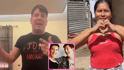 Cantante de 'Andy & Lucas' bailan el trend de tiktoker peruana 'Son de amores' y este es su PECULIAR mensaje