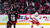 Sebastian Aho's 3-point game leads Hurricanes past Senators 4-1, snapping a 4-game losing streak