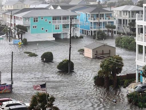 Some NC beach towns are flooding Monday as still-unnamed storm dumps rain across area