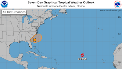 Hurricane Center tracking Tropical Storm Gordon, system off Florida, 3 tropical waves