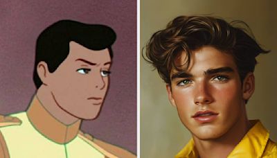 We Used AI To Reimagine Disney Men To Match The Years Their Movies Came Out, And I'm Kinda In Love With Prince...