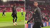 Marcus Rashford in angry confrontation with fan at Old Trafford