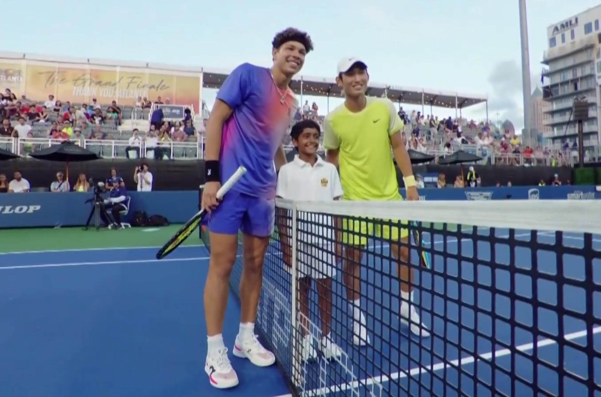 Juncheng Shang downs Ben Shelton in Atlanta. Frances Tiafoe wins