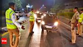 Noida traffic cops issue 12,358 challans, impound 86 vehicles over weekend | Noida News - Times of India