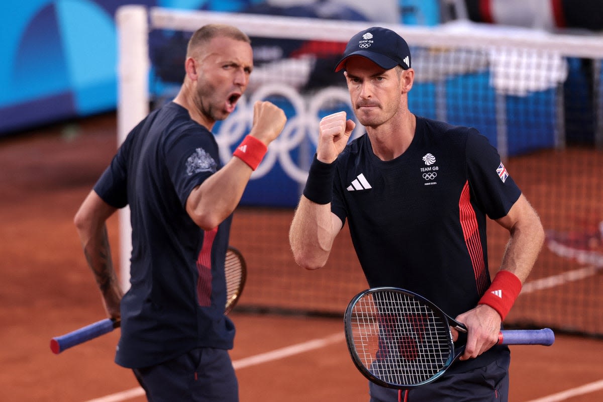 Andy Murray LIVE: Latest Olympics score and tennis updates from Paris 2024 doubles with Dan Evans