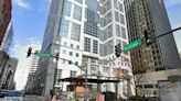 Downtown skyscraper listed for sale