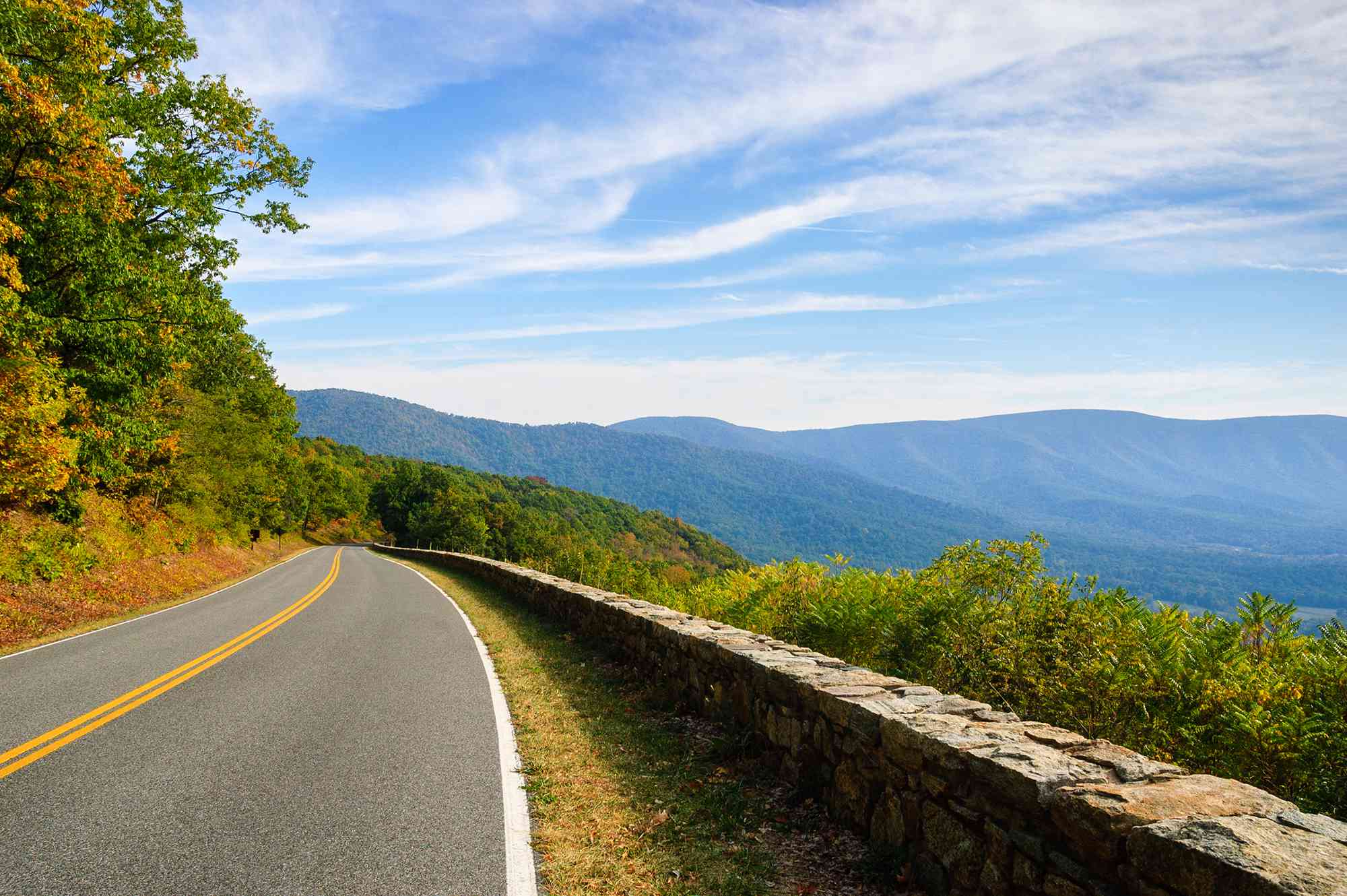 This Scenic 105-mile Drive in Virginia Has 70 Scenic Overlooks in an Iconic National Park