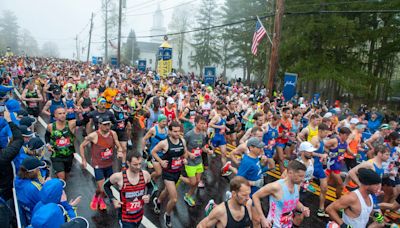 Why does the Boston Marathon start in Hopkinton? The king and queen of England play a role