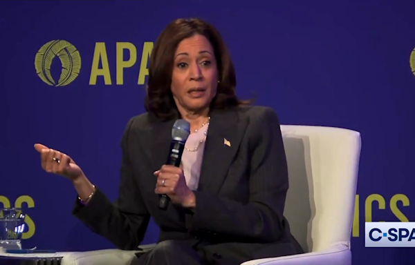 VP Kamala Harris calls to 'kick that f---ing door down’ in speech about breaking barriers