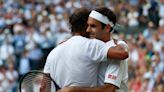 Roger and out: Rafael Nadal leads the tributes to a sporting great