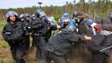 Videos show protesters clashing with police near Tesla's Berlin gigafactory