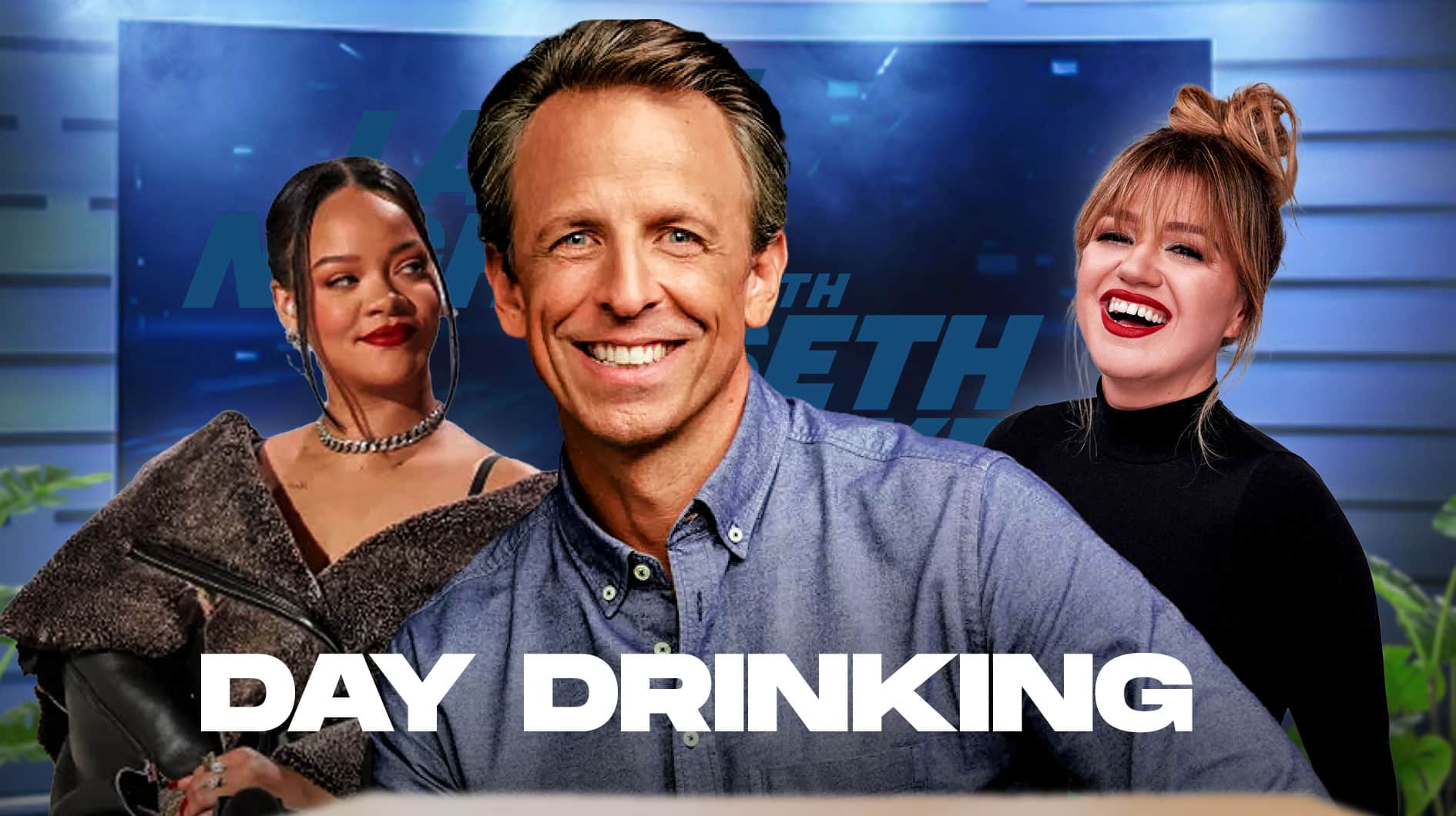 Seth Meyers explains the art of day drinking with celebrities