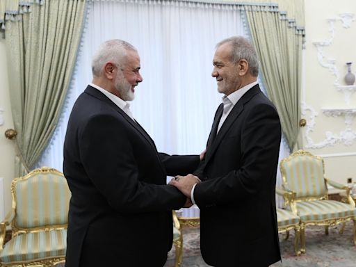 Iran's president condemns the killing of Hamas leader Ismail Haniyeh in Tehran