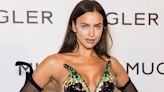 Irina Shayk Bodies the Vintage Pin-Up Micro-Fringe