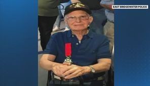 East Bridgewater police asking the public to send birthday cards to a 100-year-old WWII Veteran