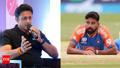 Former Indian head coach Anil Kumble to drop Mohammed Siraj if India field two regular pacers in T20 World Cup | Cricket News - Times of India