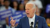 Biden shrugs off calls to exit presidential race as he takes aim at Trump’s ‘Project 2025’