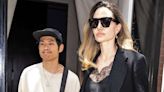 Angelina Jolie and 19-Year-Old Son Pax Match in Muted Colors as They Step Out in New York City