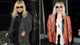 Lady Gaga Debuts Shaggy Bangs with 2 Rocker-Inspired Looks for Night in New York City