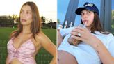 Pregnant Hailey Bieber Shows Off Bare Baby Bump from Tropical Getaway with Justin Bieber