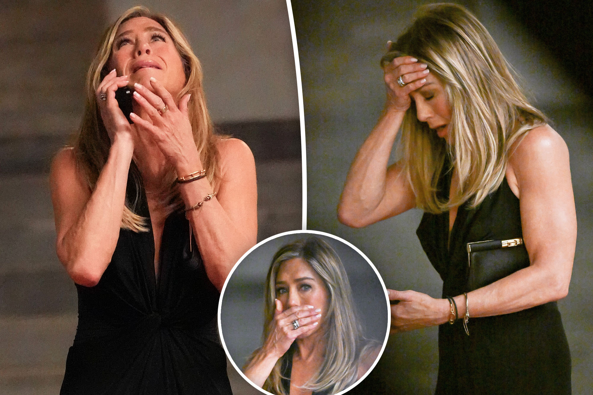 Jennifer Aniston bursts into tears while making frantic phone call on ‘The Morning Show’: photos