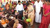 Vitamin A prophylaxis and the Stop Diarrhoea campaigns inaugurated in Salem and Namakkal