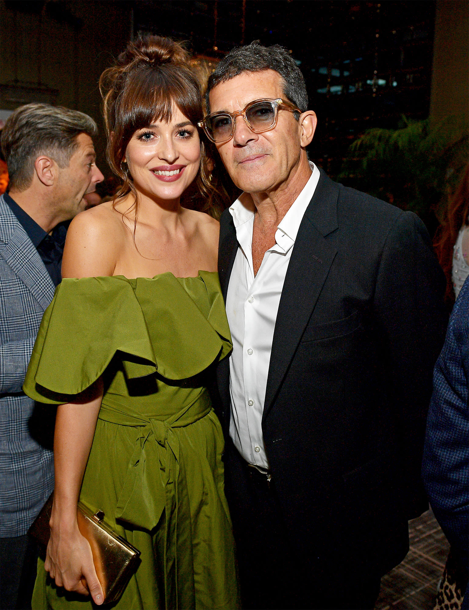 Antonio Banderas Says It’s ‘Happiness’ Reuniting With Stepdaughter Dakota Johnson in Spain