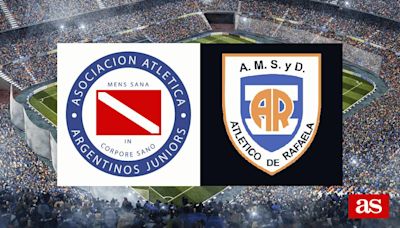 Argentinos Juniors vs Atlético de Rafaela: estadísticas y datos en directo | Copa Argentina 2024