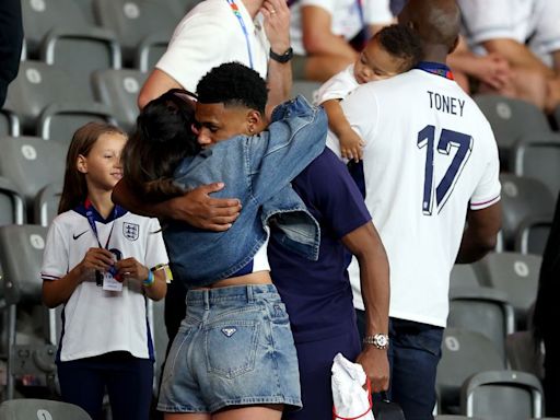 England WAGs console heartbroken heroes as team fail to win back-to-back Euros