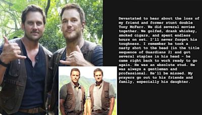 Chris Pratt “Devastated” At News Of Stunt Double Tony McFarr’s Death