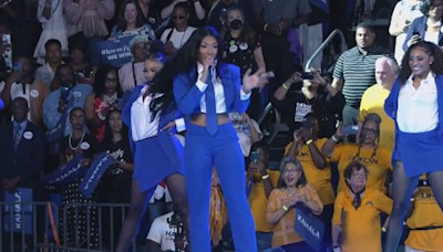Kamala shreds Trump over debates at Atlanta rally with Megan Thee Stallion as Biden set to headline DNC - live