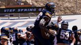 'Great day to be a Miner': Blue walks-off thrilling spring game with last-play touchdown