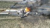 Train wreck, fire close parts of I-40 in Arizona - TheTrucker.com