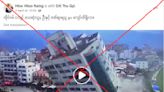 Video of Taiwan building damaged in 2018 quake falsely linked to latest jolt