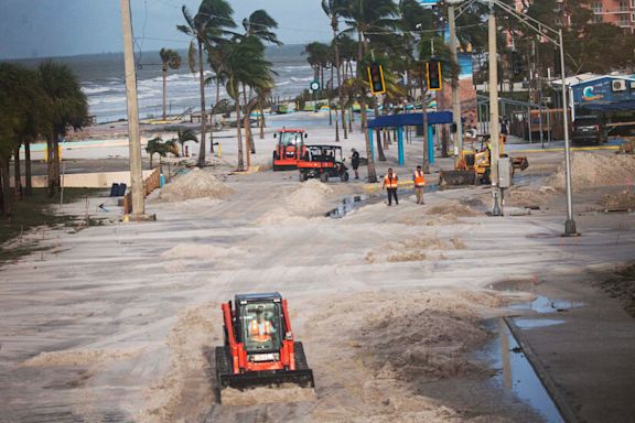 Fort Myers Beach, Devastated by Hurricane Ian, Floods Again