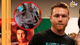 Canelo Álvarez se luce con bolo de billetes en bautizo | VIDEO