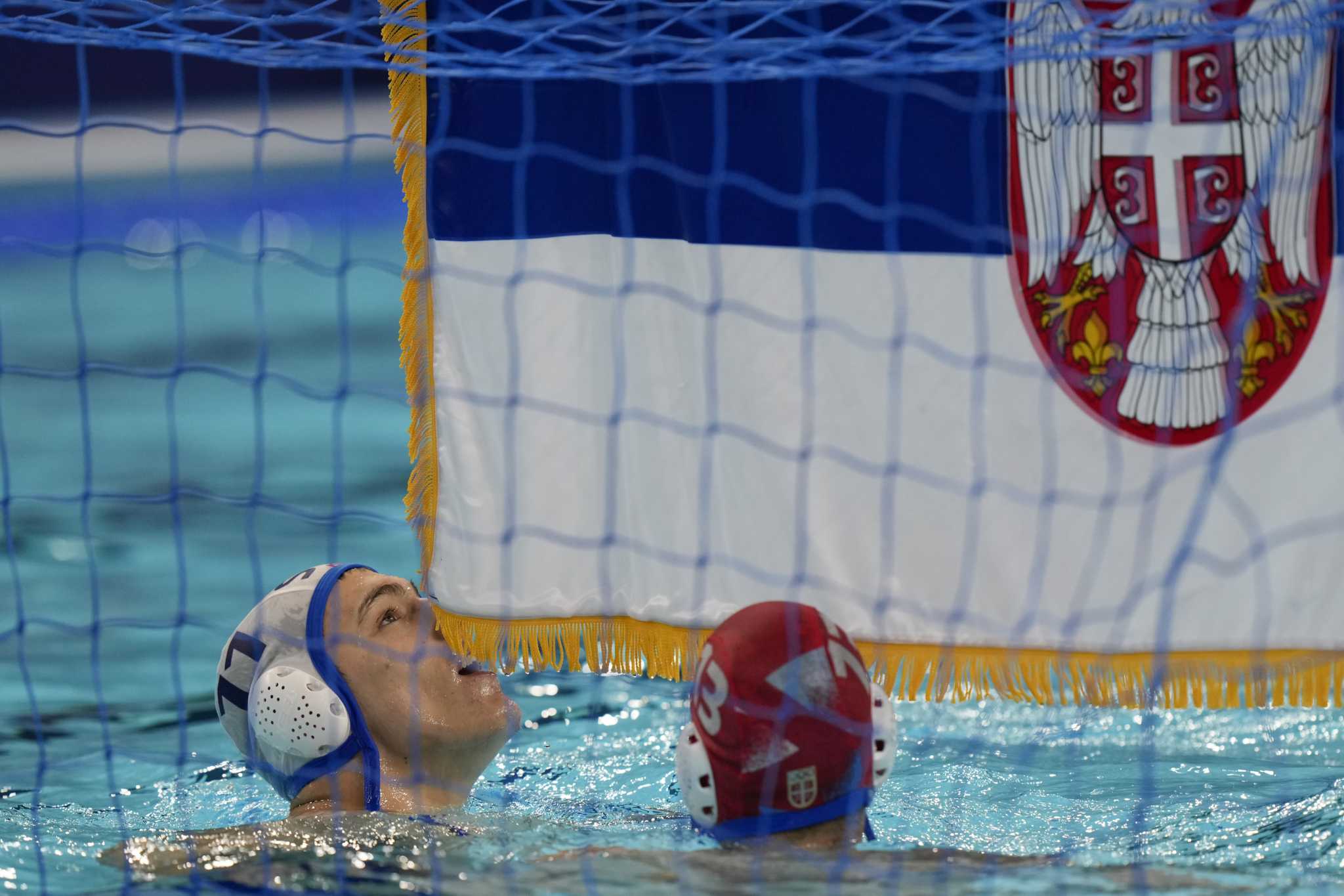 Serbia beats Croatia 13-11 for its third consecutive gold medal in men’s water polo at the Olympics