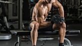 This dumbbell standing arm workout takes 10 minutes to build chiseled biceps, triceps and shoulder muscles