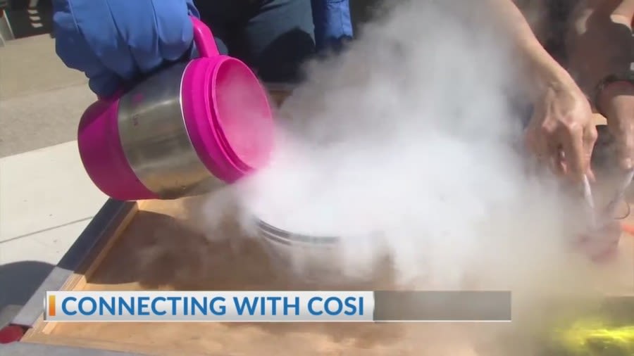 Connecting with COSI: Kitchen science bubbles