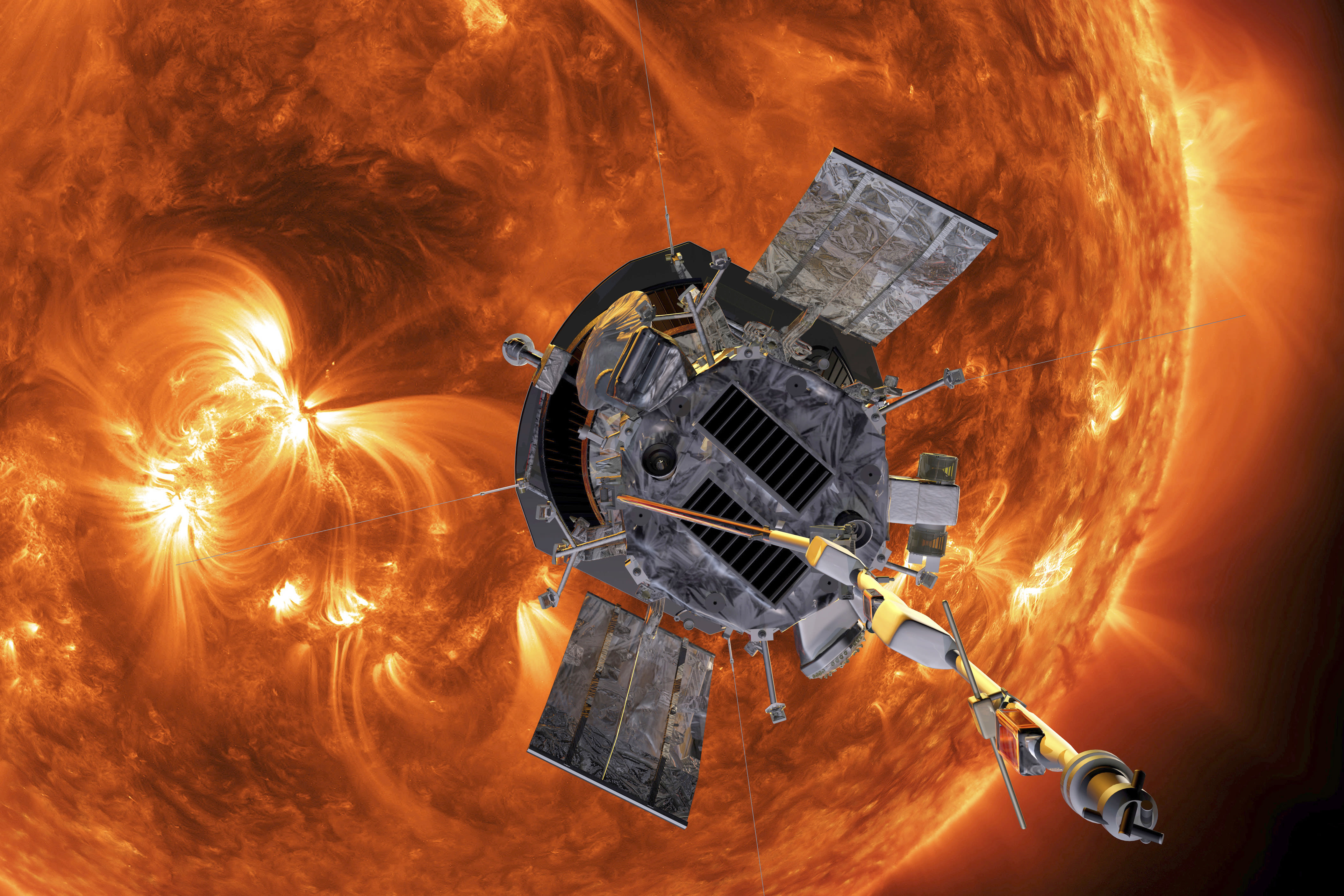 NASA craft 'touches' sun for 1st time, dives into atmosphere