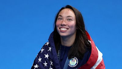 US swim star Torri Huske captures 3rd Olympic medal in Paris after women’s 100-meter freestyle final