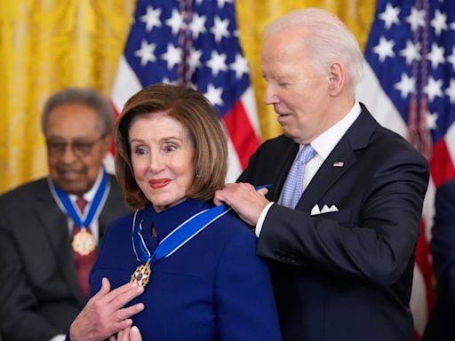 Biden awards the Medal of Freedom to Nancy Pelosi, Medgar Evers, Michelle Yeoh and 16 others