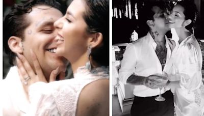 ¿Está embarazada? Revelan que Ángela Aguilar no bebió alcohol en su boda con Christian Nodal y desata rumores