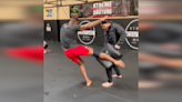 Video: UFC champ Francis Ngannou revs up kick training 8 months after knee surgery