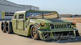 Hellcat-Powered Six-Wheeled Humvee Hits the Auction Block