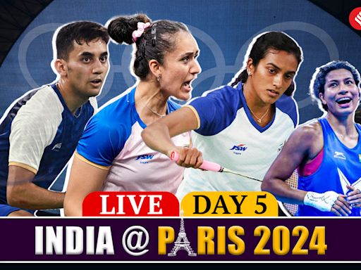 India at Olympics 2024 Day 5 Live Updates: Sindhu, Lakshya in action; Sreeja eyes R16 berth; Lovlina opens campaign