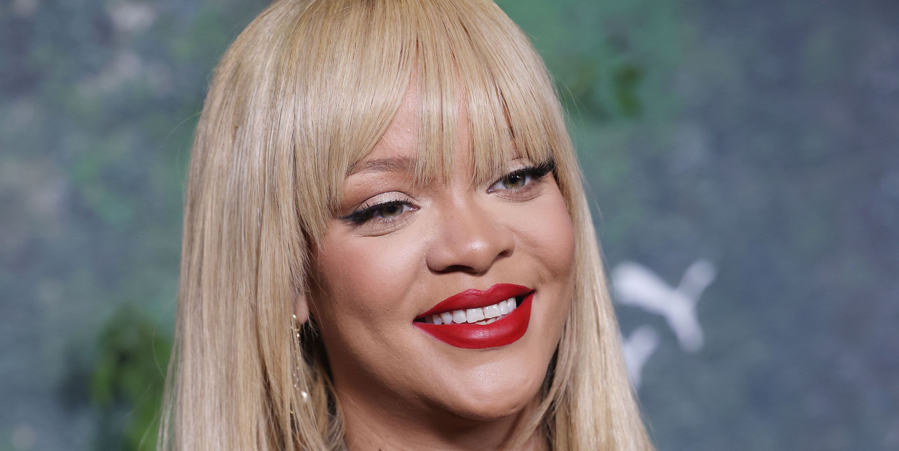 Rihanna's new skunk hairstyle has us equal parts confused and in love