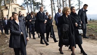 El vídeo inédito del interior del funeral de Constantino de Grecia en Tatoi: del gesto del rey Felipe y la reina Letizia a las lágrimas de Margarita de Dinamarca