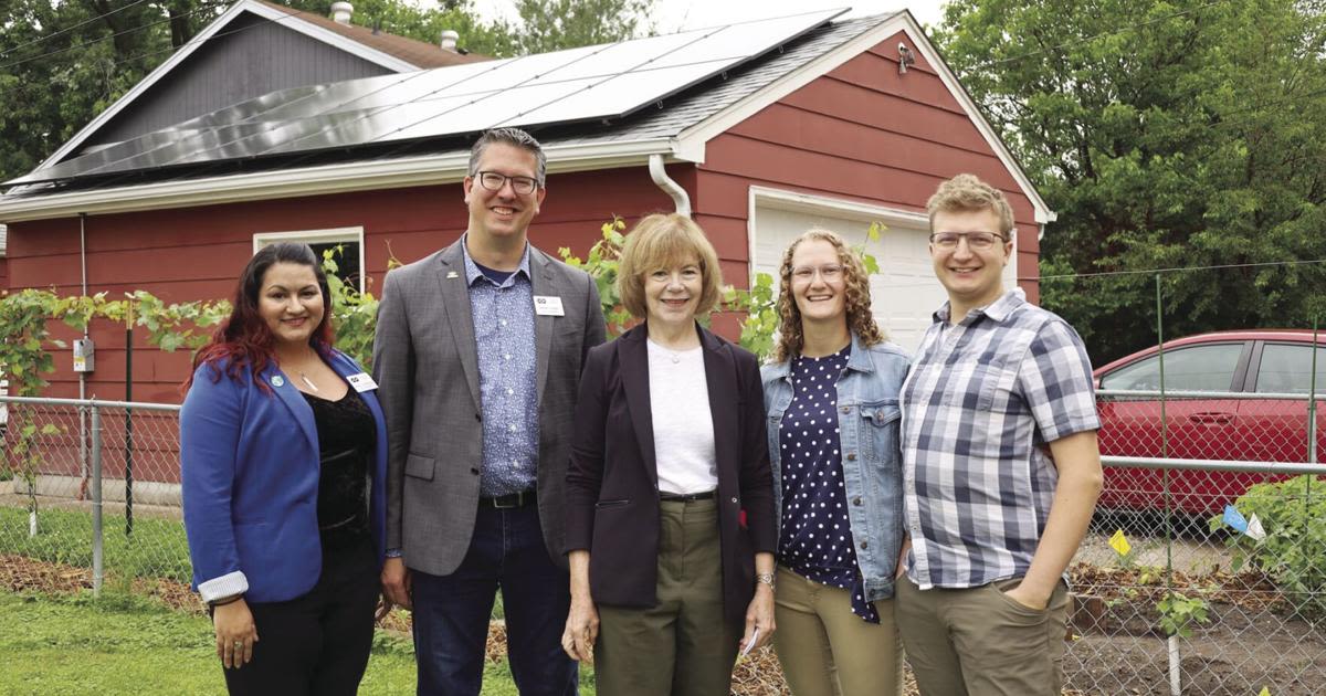 PHOTOS: Sen. Tina Smith visits Hopkins for Clean Energy Projects Tour