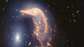 Cosmic Penguin Party: Webb Celebrates Two Years with a Spectacular View of Interacting Galaxies